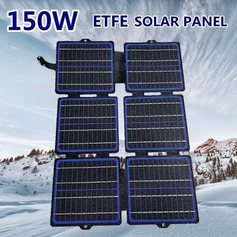 Solar Emergency Charger - 150W składany panel słoneczny ETFE 5V/12V