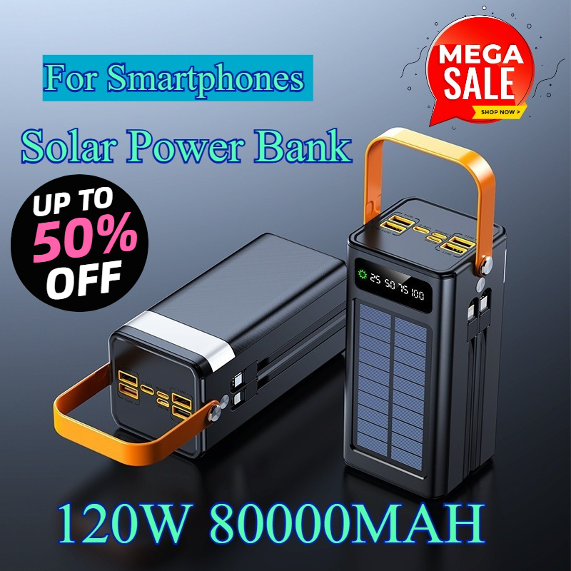 80000mAh Solarny Power Bank 12 – Solar Emergency Charger recenzja i cena