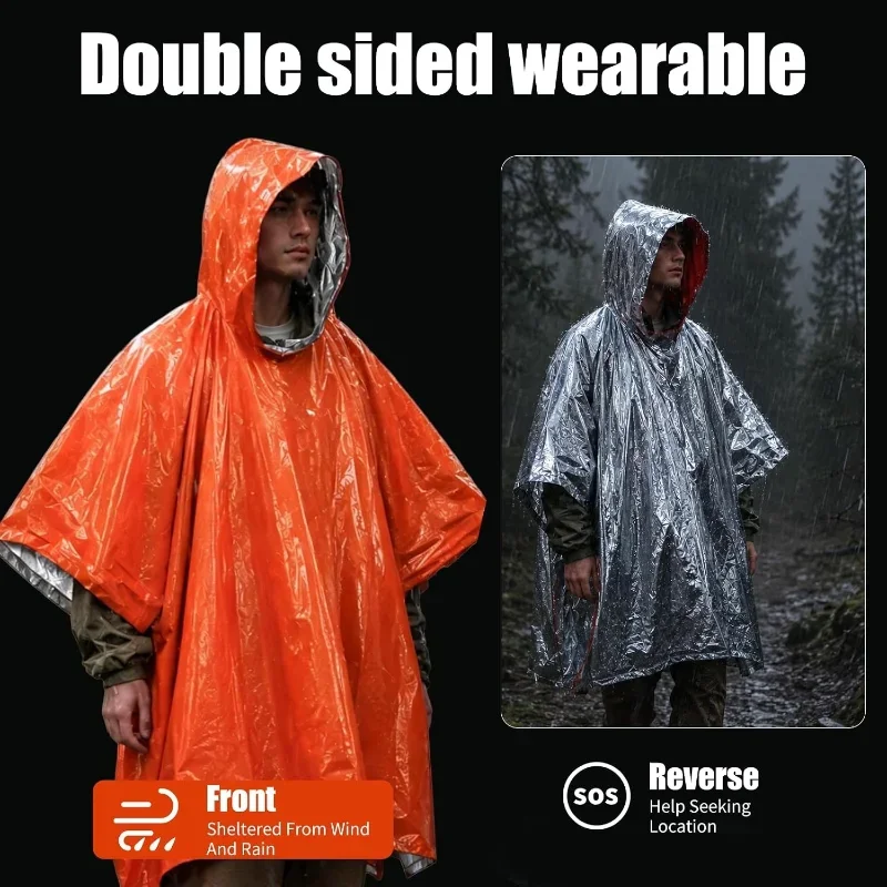 Wodoodporny i ciepły ponczo pr – Emergency Poncho Rain recenzja i cena