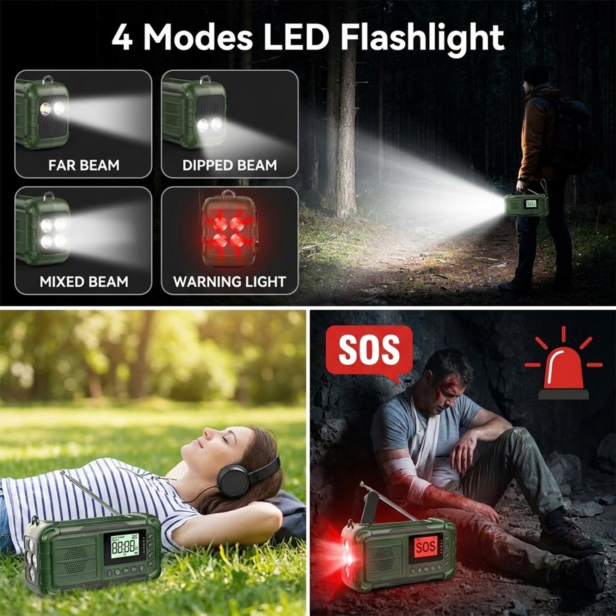 Radio solarne z ręczną korbową – Solar Emergency Charger recenzja i cena